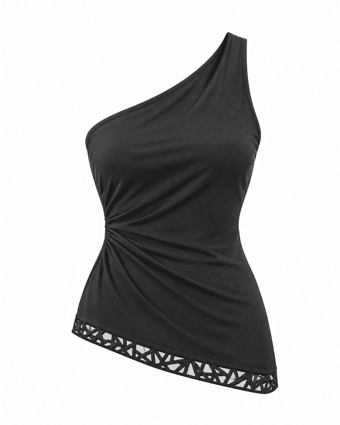 Referência para Blusa assimétrica de um ombro